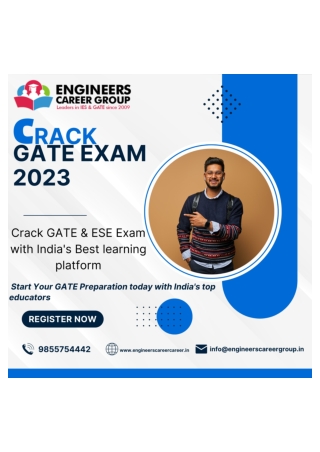Best GATE Coaching in Chandigarh Engineer Cares Group