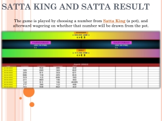 Satta King  satta king best gaming site