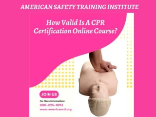 How Valid Is A CPR Certification Online Course