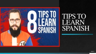 TIPS TO LEARN SPANISH BLOG