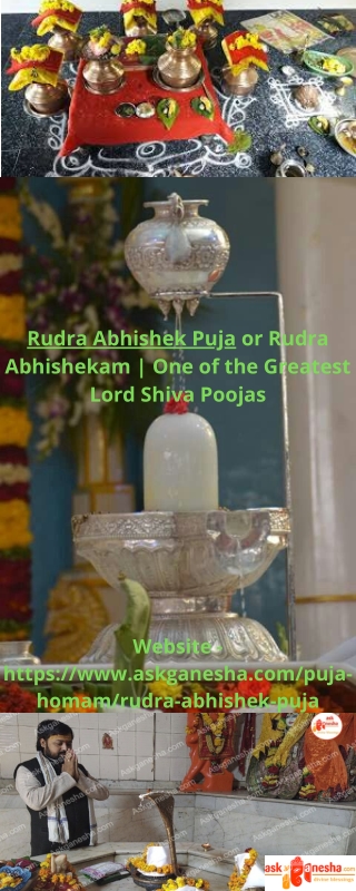 Rudra Abhishek Puja or Rudra Abhishekam