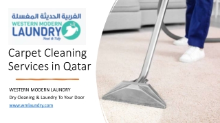 Carpet Cleaning Services in Qatar​