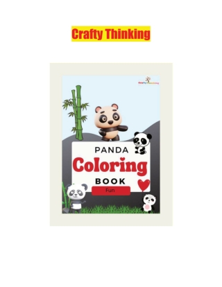 Crafty Thinking Panda Coloring Book