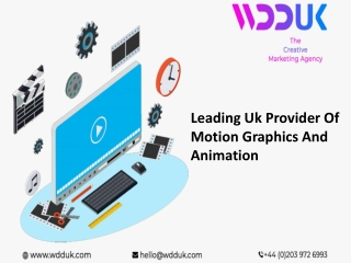 Leading Uk Provider Of Motion Graphics And Animation