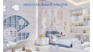 Interior Fit Out Companies In Abu Dhabi