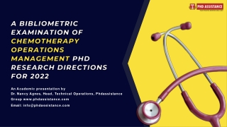 Bibliometric analysis in Phd Medical writing - PhD Assistance