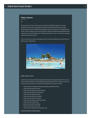 Damac lagoons