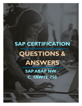 SAP ABAP NW (C_TAW12_750) FREE QUESTIONS AND ANSWERS PDF