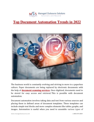 Key Document Automation Trends in 2022