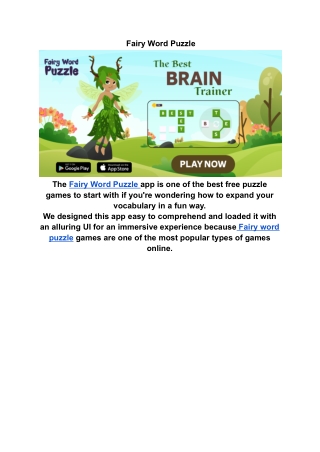_Fairy Word Puzzle