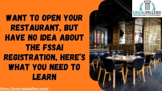 Want To Open Your Restaurant, But Have No Idea About The FSSAI Registration, Here’s What You Need To Learn