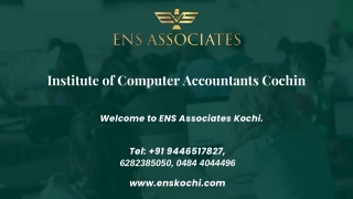 Institute of Computer Accountants Cochin