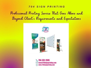 Professional Printing Service That Goes Above and Beyond Clients Requirements