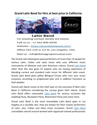Latin Band