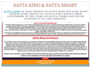 All about my website satta king