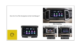 How Do I Use The Navigation In My Ford Ranger?