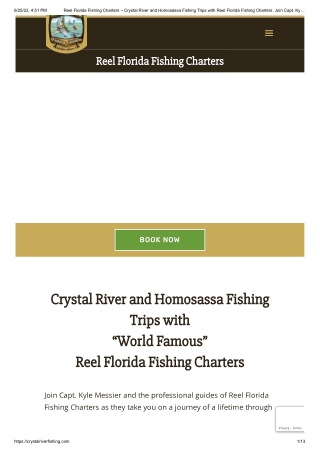 Crystal River fishing trip