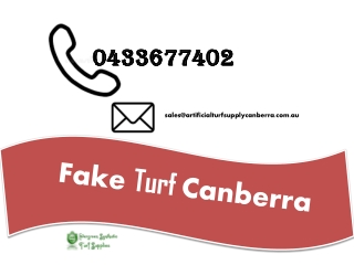 Fake Turf Canberra