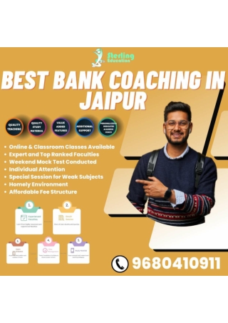 Best Bank Coaching In Jaipur Sterling Education