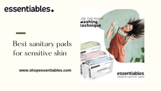 Best Sanitary Pads for Sensitive Skin