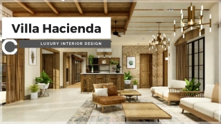 Villa Hacienda - Luxury Interior Design Gurgaon By Chaukor Studio