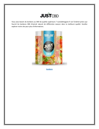 bonbons | Justcbdmagasin.fr