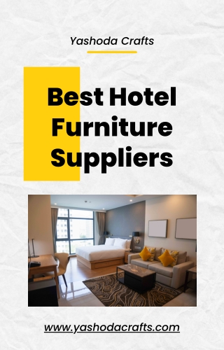 23. Best Hotel Furniture Suppliers