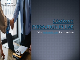 COMPANY FORMATION IN UAE PPT