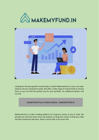 Growth Mutual Funds In India | Makemyfund.in