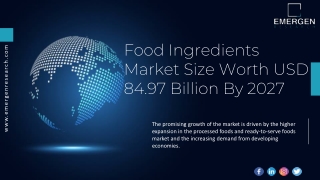 Food Ingredients Market