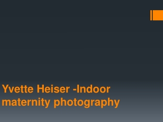 Yvette Heiser -Indoor maternity photography