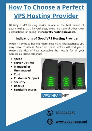 How To Choose a Perfect VPS Hosting Provider