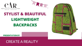 Stylist & beautifull Lightweight backpacks