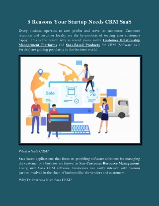 3 Reasons Your Startup Needs CRM SaaS
