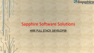 Hire Full Stack Developer | Full Stack Development Company