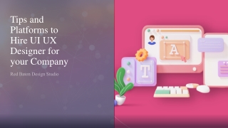 Tips and Platforms to Hire UI UX Designer