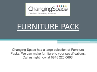 Furniture Pack