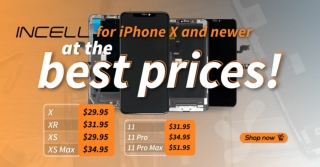 Incell replacement screens for iPhone X and Newer at insanely low prices.