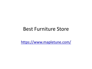 Best Furniture Store