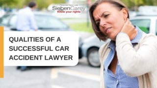 Qualities Of A Successful Car Accident Lawyer
