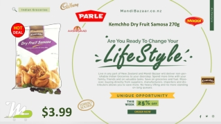Kemchho Dry Fruit Samosa 270g - Indian Groceries in New Zealand