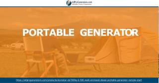 Get A Portable Generator For Teh Best Use - All Pro Generators