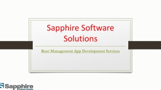 Rent Management App Development Services | Sapphire