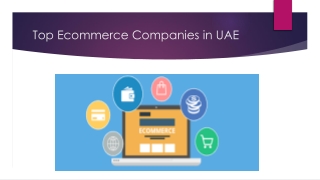 Top Ecommerce Companies in UAE