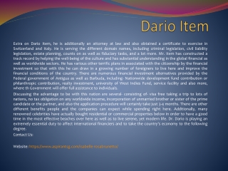 Dario Item old