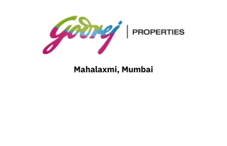 Godrej Mahalaxmi Mumbai E-Brochure