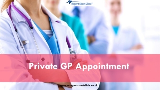 Private GP appointment