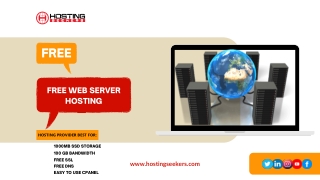 Free Web Server Hosting