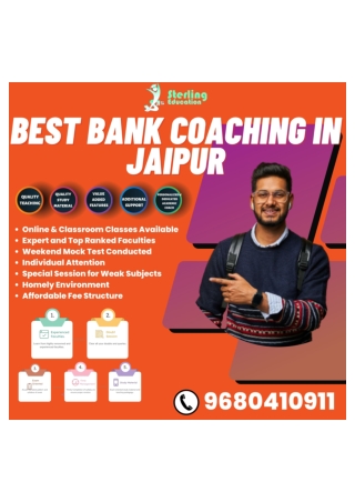 Best Bank Coaching In Jaipur Sterling Education (2)