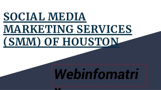 SOCIAL MEDIA MARKETING SERVICES